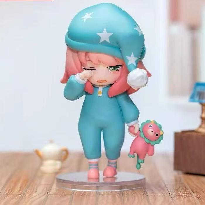 Spy X Family Anya Serie Blind Box Rätselbeutel Mystery Box Spielzeug Puppe Niedliche Anime Figur Schreibtischdekoration Geschenk