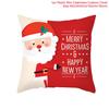 45cm Merry Christmas Cushion Cover Pillowcase 2024 Christmas Decorations for Home Ornament Happy New Year Christmas Decor 2025