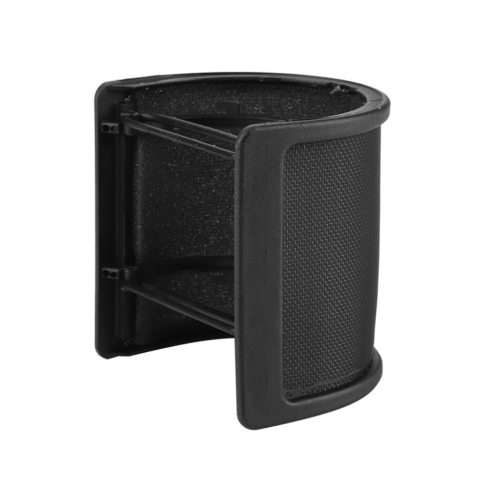 Small Multi layer U shaped Microphone Recording Studio Pop Shield Mic Filter Mask