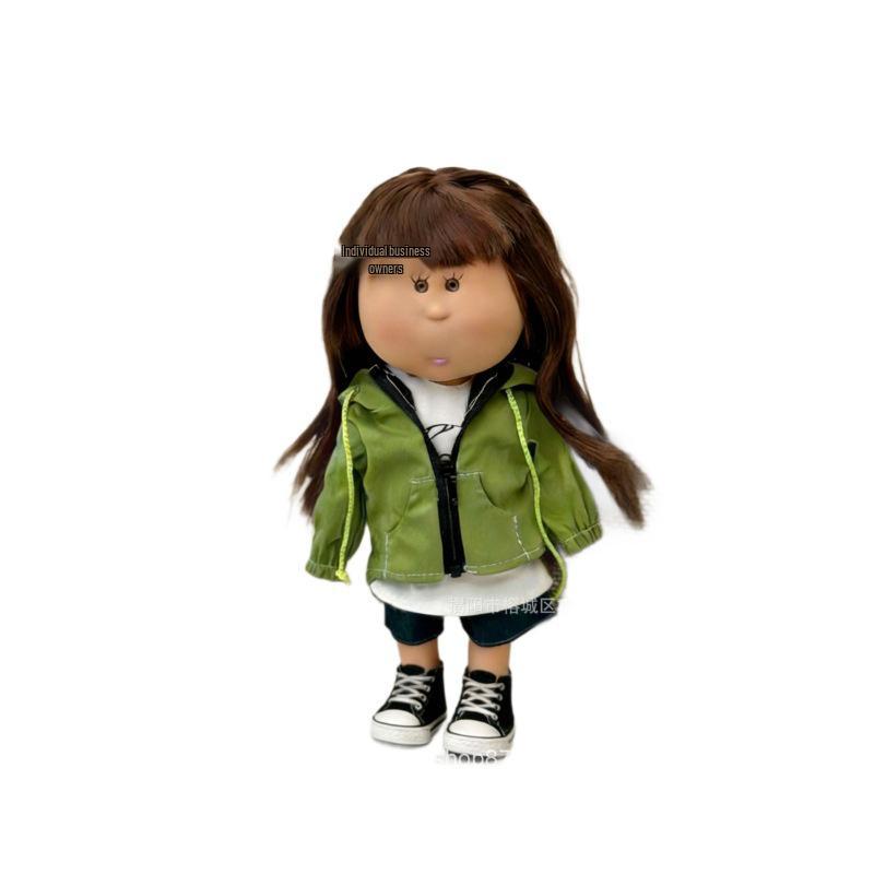 24cm Spanish Mia Potato Doll Outfit Set - Full Plush Dress & Changeable Clothes