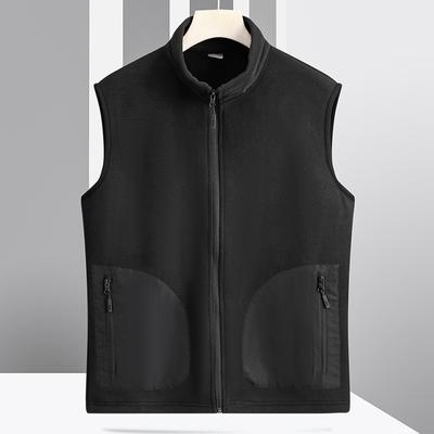 Vest Autumn and Winter Men and Women Same Style Multi-pocket New Style Stand Collar Outdoor Functional Horse Clip Vest Work Vest Jacket Men