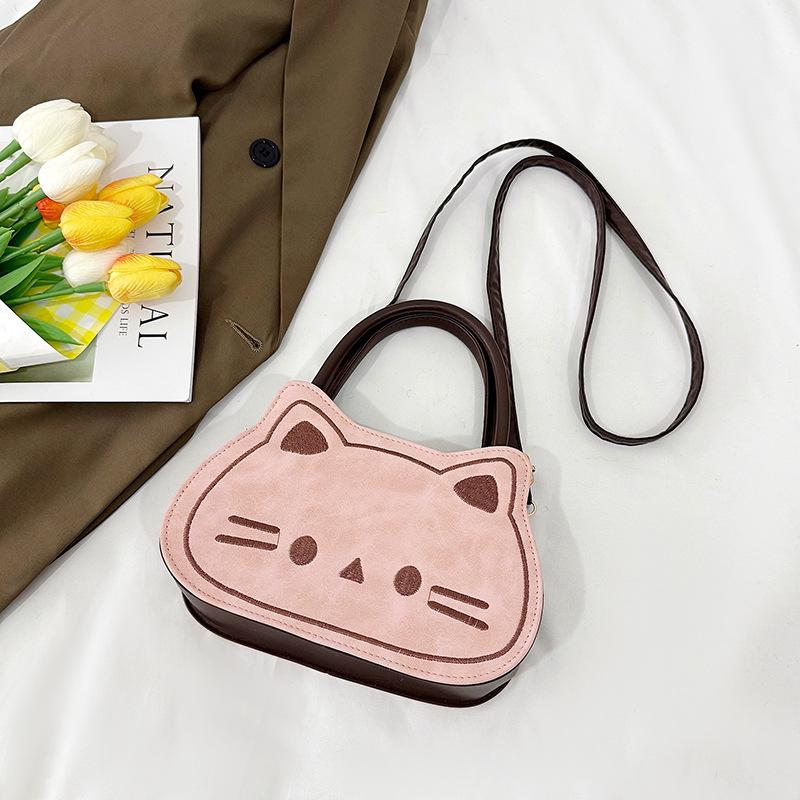 Shoulder Bag Premium Cartoon Cute Cat Spring New Fashionable Sweet Boys Grils Children All-matching Simple Casual