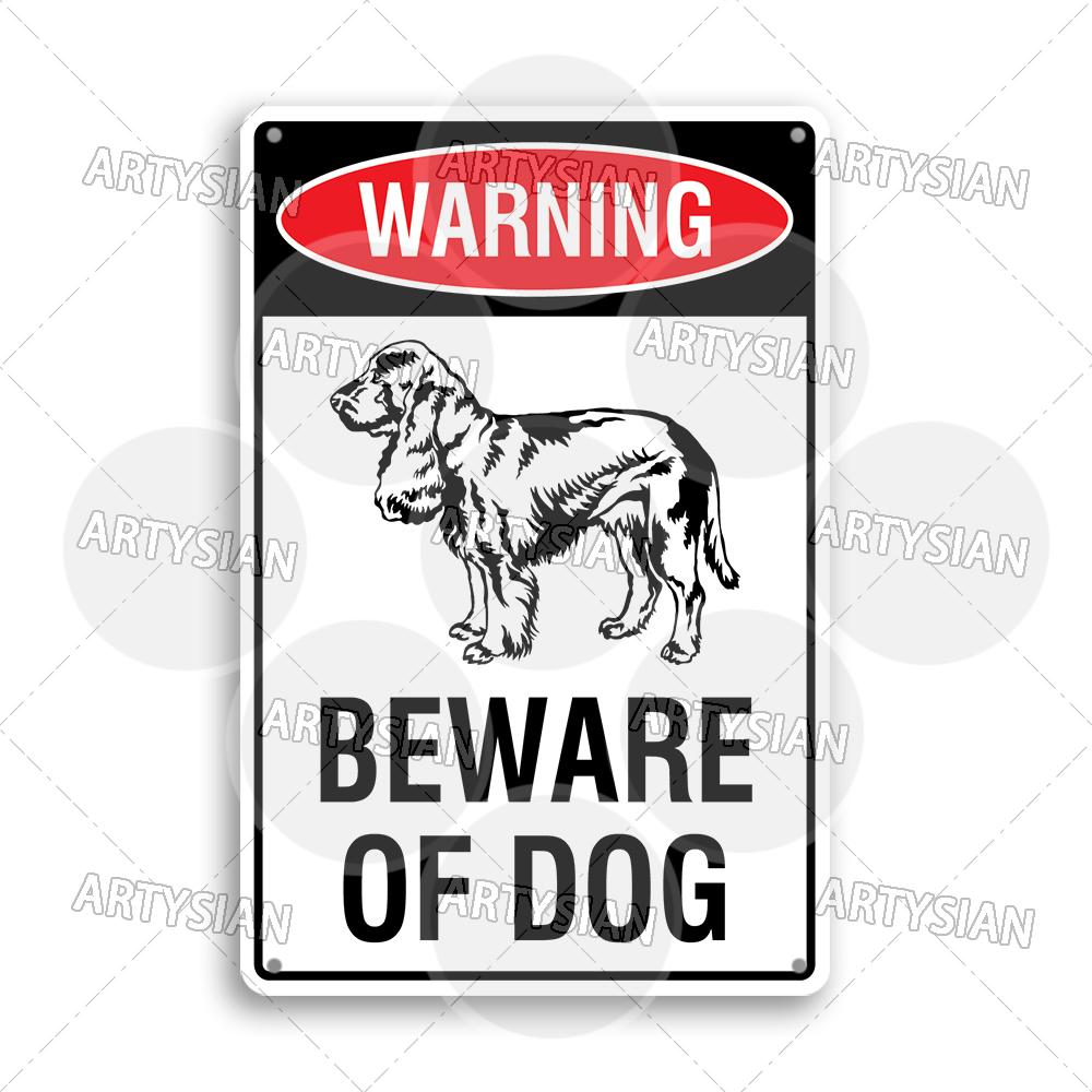 Beware of Dog Metal Sign Rottweiler GSD Golden Beagle Bulldog Pit Bull Poodle Bullmastiff Bloodhound Yorkie Border Collie Schn