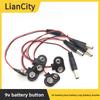 5Pcs T-Type I-Type 9V Battery Snap 15cm Lead Wire Connector Battery Clip Cap