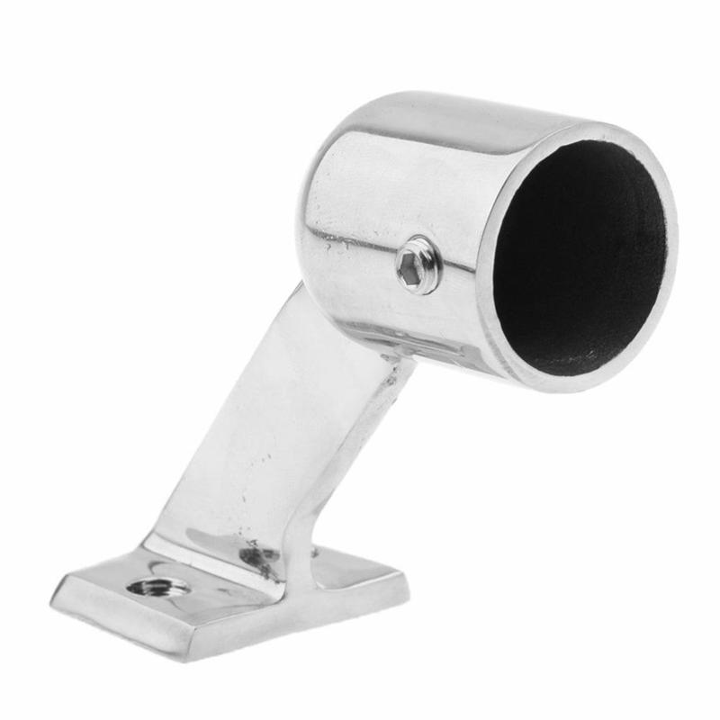 Stern Bracket For Boat Deck Round Head 316 Stainless Steel 1" Handrail Stanchion For Boat Yacht