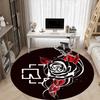 1PC RAMMSTEIN Office Round Rug - Perfect for Office or Study Decor, Non-Slip Backing, Decorative Floor Mat Yy250916046