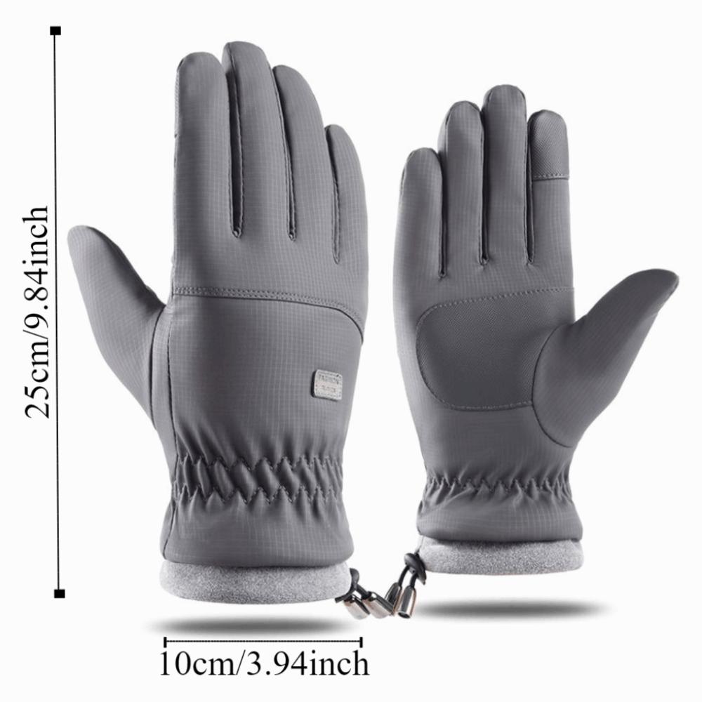 Comfortable Warm Winter Cycling Gloves Anti-Slip Waterproof Full Finger Gloves Breathable Thermal TouchScreen Mittens Outdoor