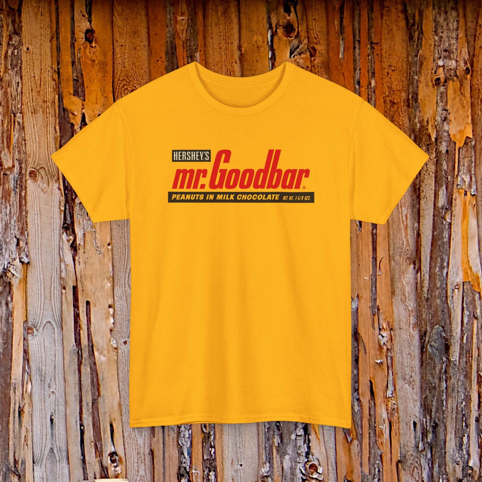 Mr. Goodbar Chocolate Candy Bar Tee | Retro Chocolate Shirt S
