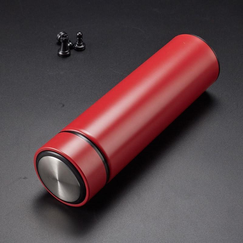 Smart termosmugg i 304 rostfritt stål: Dubbelväggig vakuumdesign med temperaturdisplay, idealisk för affärs- och kontorsbruk, anpassningsbar logotyp.