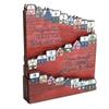 Christmas Countdown Calendar 25 Houses Sturdy Wood Bright Colors Christmas Advent Calendar for Kids