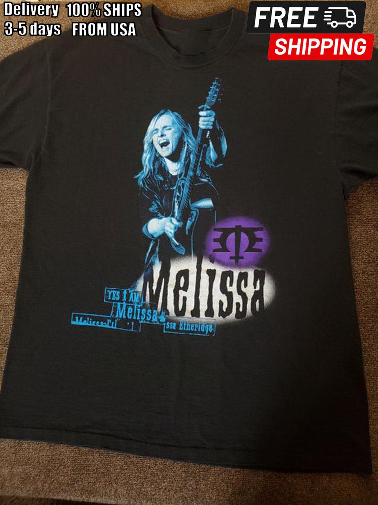 Melissa Etheridge Concert T-Shirt Short Sleeve Unisex All Size S to 5XL