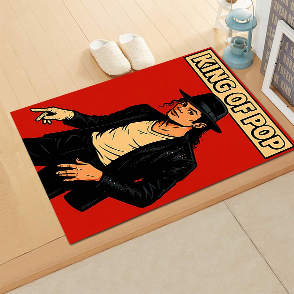 King Of Pop Legend Rug for Living Rooms, Bedrooms, Home Décor, and As Gifts.
