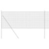 VidaXL Welded Wire Fence Grey 0.8x50 M Steel 42005248