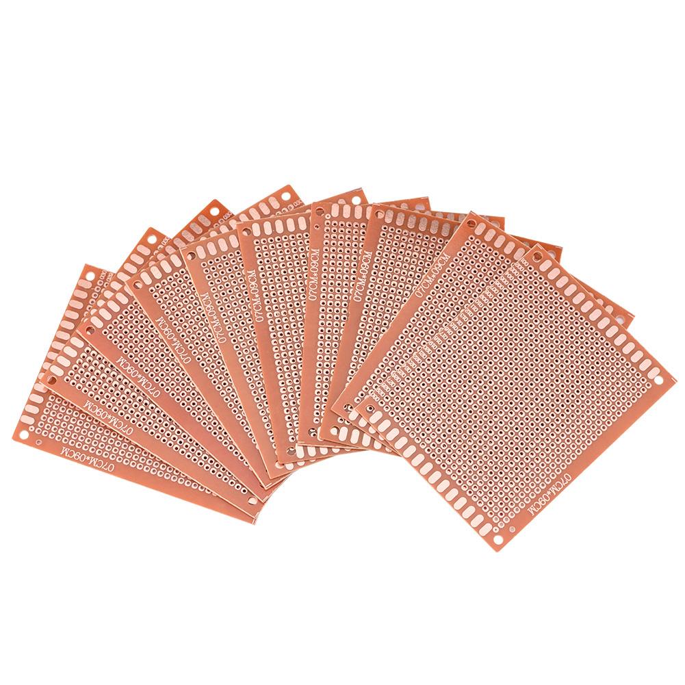 10 pcs set 7x9cm DIY Prototype Single Sided PCB Universal Circuit Board