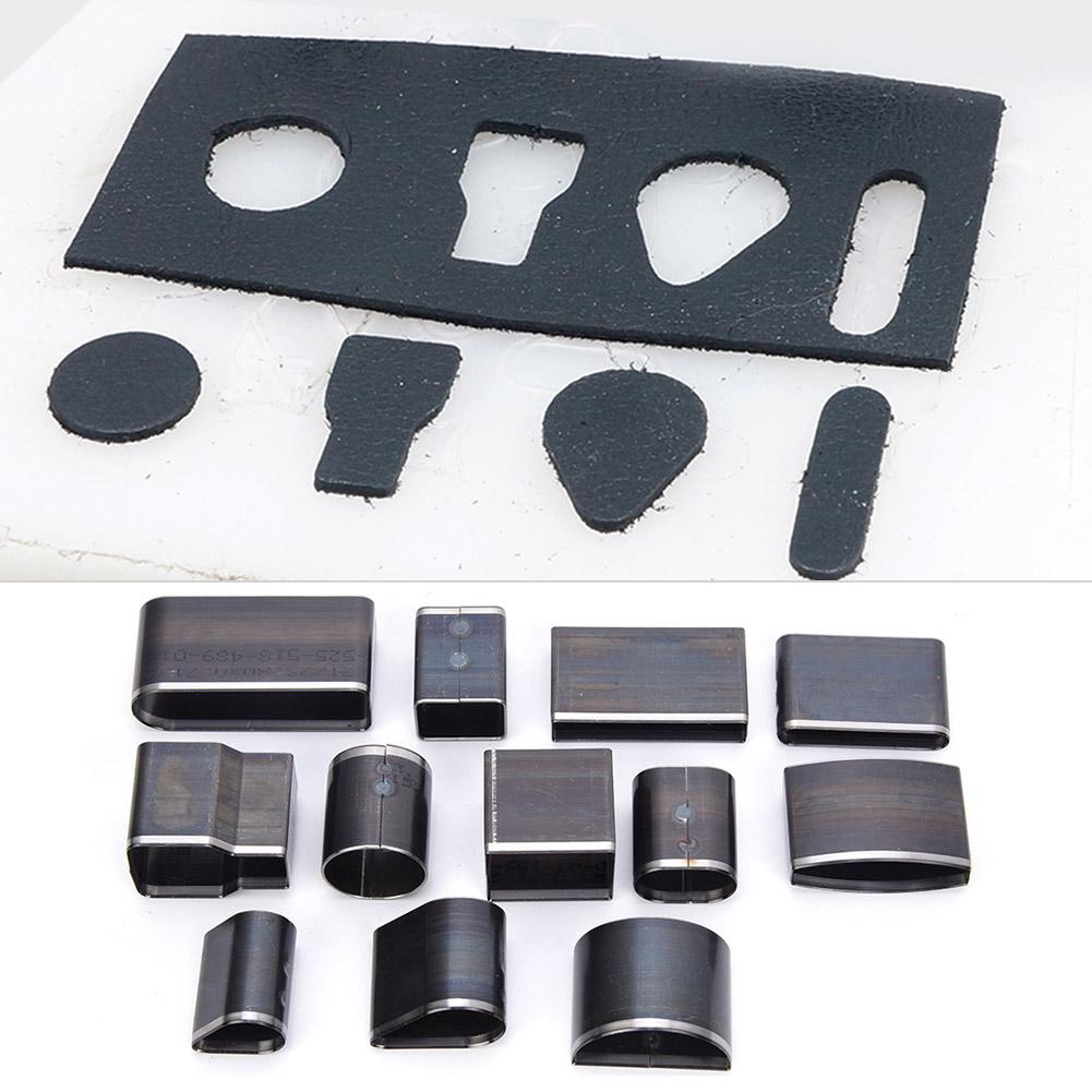55 Pcs Leather Punch Tool Kit HSS Universal Phone Leather Holster Punch Cutter Set