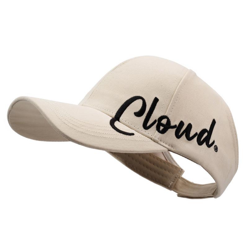 Fashionable Street Style Embroidered Letter Ponytail Hat Travel Sun Protection Face Slimming Versatile Accessory for Women