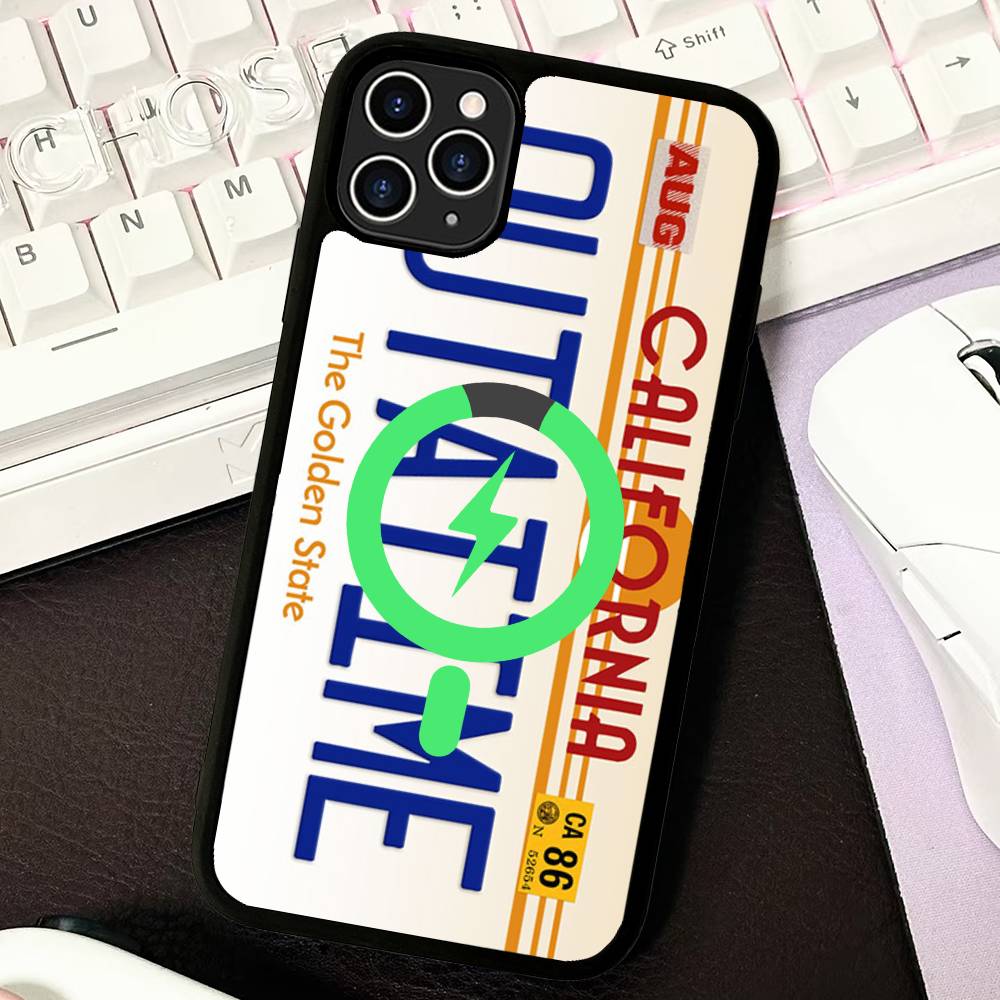 

Back To The Future For Magsafe Magnetic Phone Case For IPhone 17 16 Pro Max 15 Plus 14 13 12 11 Cover iPhone 14 plus