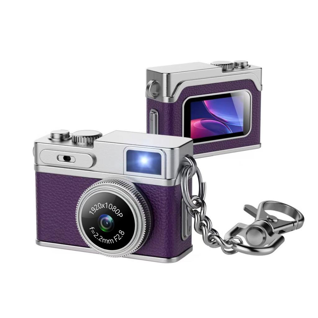 Magecam Retro digitální fotoaparát 1080P Videorekordér LED přisvětlení 0,96palcový IPS displej Přenosný Mini digitální fotoaparát