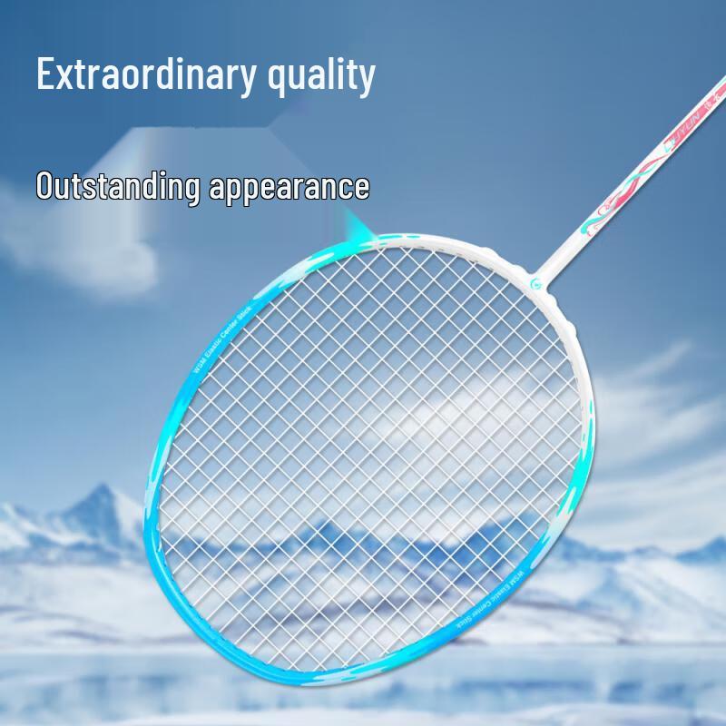 Qingmeng Full Carbon Badminton Racket Pair Set