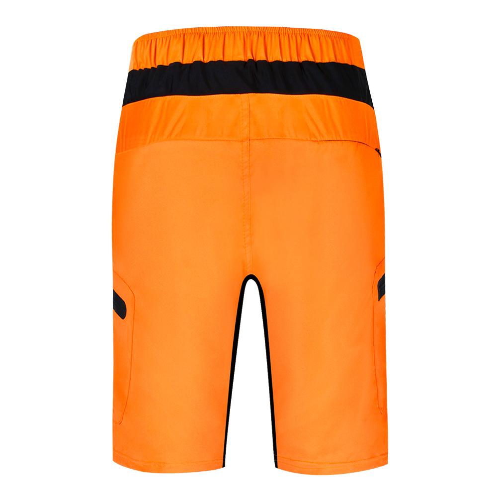 Men 2 In 1 Cycling Shorts Breathable Quick-Drying MTB Mountain Bike Baggy Shorts with 3D Padding