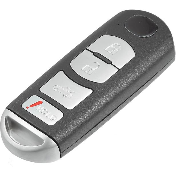 ACROPIX 315 MHz 4 Buttons SUV Keyless Entry Remote Key Fob Fit for Mazda 6 - Pack of 1 Black