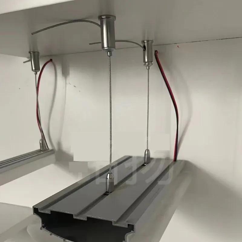 Seitliche Stahlseilklemme Versteller Installation Deckenaufhängung Draht Befestigungsvorrichtung Für Beleuchtungskörper Aufhängeschnalle