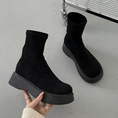 2026Nuovi Scarpe Basse Stivaletti da Donna Camoscio Casual Scarpe Sportive Moda Nuovi Stivali Invernali da Donna Comodi Tendenza Camminata Donna Stivali da Neve
