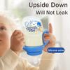 330ML Children's Water Bottle Baby Learning Cup Portable Cartoon Straw Cup Creative Feeding Cup Straw and Lid Drink Cup