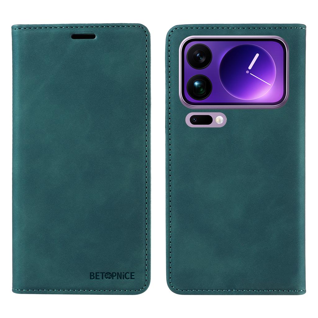 For Xiaomi 17 Pro Max Case BETOPNICE Magnetic Closure RFID Blocking Wallet Stand Leather Phone Cover