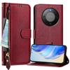 For Honor Magic8 Lite 5G/X9d 5G/X70 5G Case Zipper Pocket Multiple Card Slots Leather Phone Cover