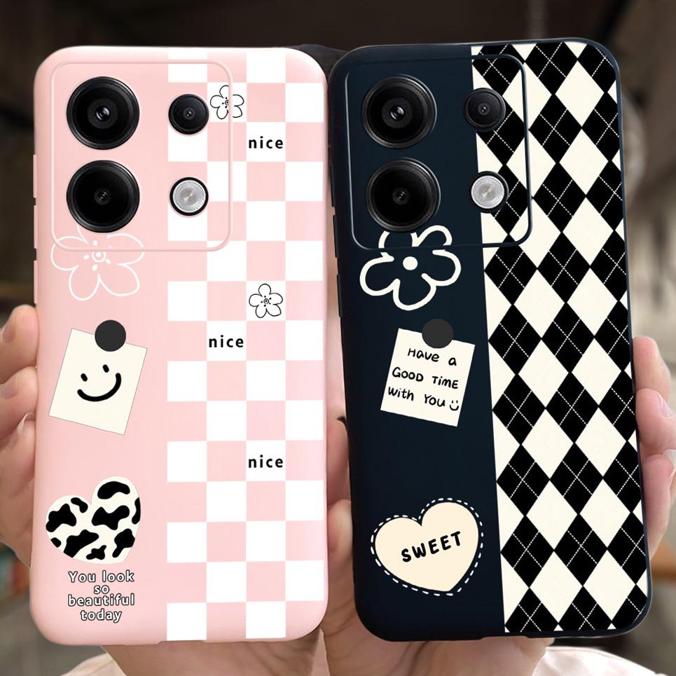 For Xiaomi Poco X6 Pro 5G Poco M6 Pro 4G Phone Case Luxury Candy Silicone Cute Animals Soft Back Cover For PocoX6 PocoM6 5G Capa