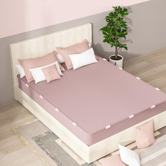 20Pcs Bed Sheet Grippers Duvet Cover Clips with Raised Edges Adjustable Easy To Use Hidden Bedding Sheet Holders