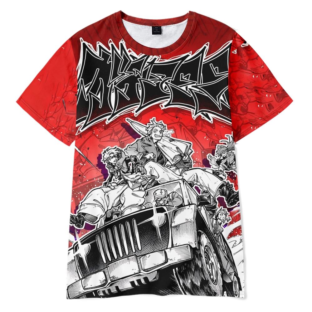 7 Colors New Summer Women Men's Short Sleeve GACHIAKUTA Cartoon Tshirts Fitness Clothing New Men Tee Shirt Cosplay T-Shirts