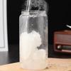 Spill-Proof Glass Can Shaped Cups 500/600 ML Glass Straw Cup Household Glass Drink Cup  Restaurant