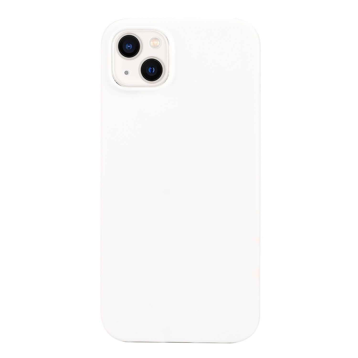 

Anti-scratch TPU Phone Case for iPhone 15 Plus Anti-fingerprint Matte Cell Phone Back Cover White