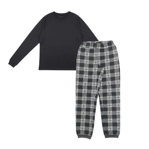 Howick Mens Checked Long Pyjama Set