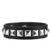 Party Gift Spikes Rivet Wide Cuff Korean Hand Rope Fashion Jewelry Leather Bracelet Women Bracelet