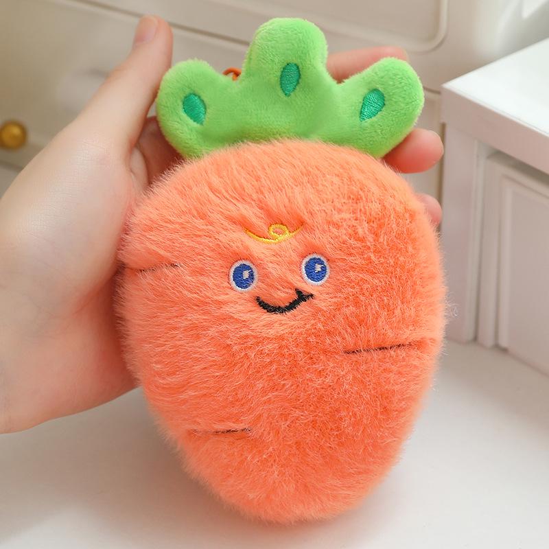 Adorable Porte-clés Peluche Fruit pour Sacs et Sacs à Dos de Filles