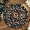 D Flat Metal Tin Sign Spiritual Wall Art Witchcraft Altar Party Decor