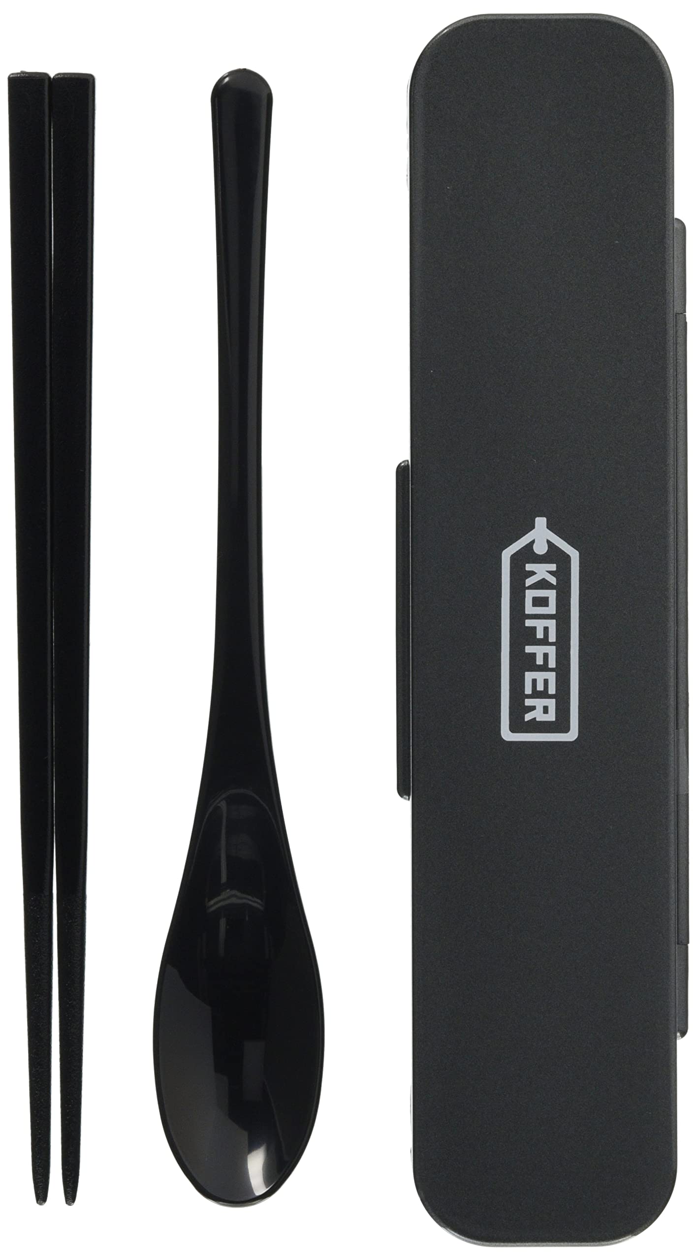 

Showa KOFFER Spoon and Chopsticks for Men and Made in 4927258 Set, Black, Women, Japan, чёрный