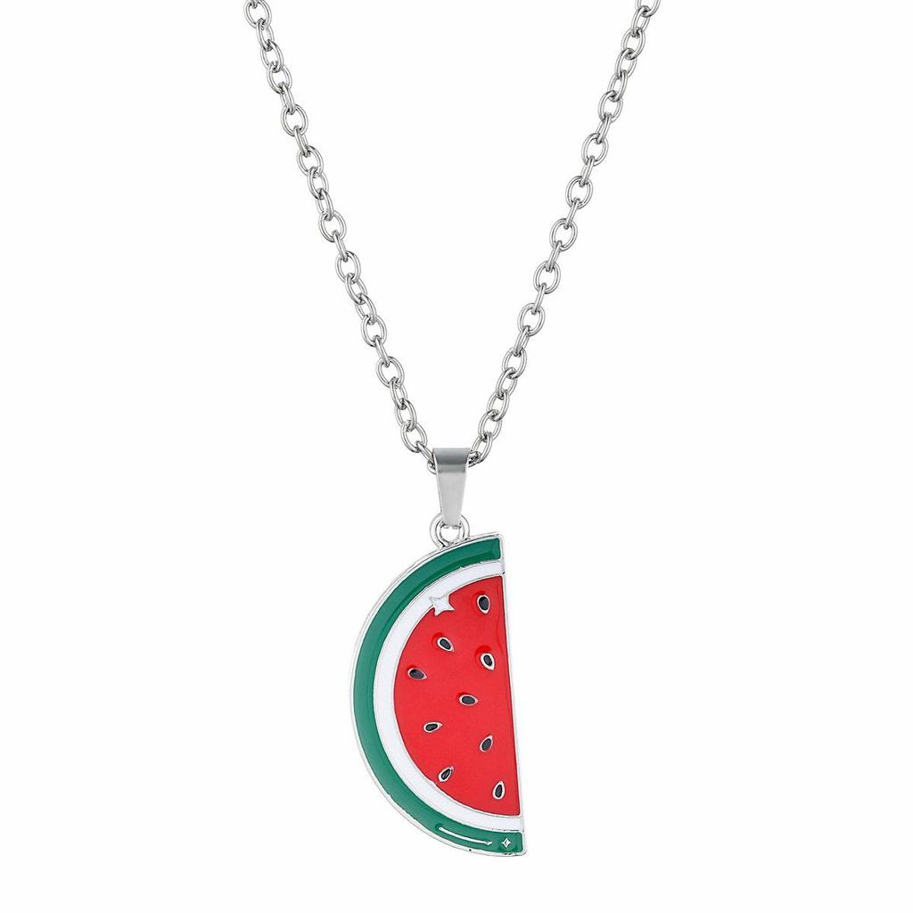 Palestina Watermeloen Ketting - Uniek Ontwerp, Hoge Kwaliteit Dames Hanger