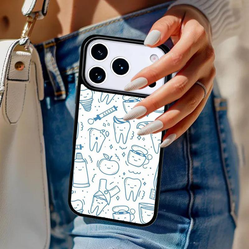 Dentist Dental Tooth Nurse Funda Phone Case For iPhone 17 Air 14 15 13 12 Max Cover For Apple 14 15 16 16e 11 Pro Max Plus