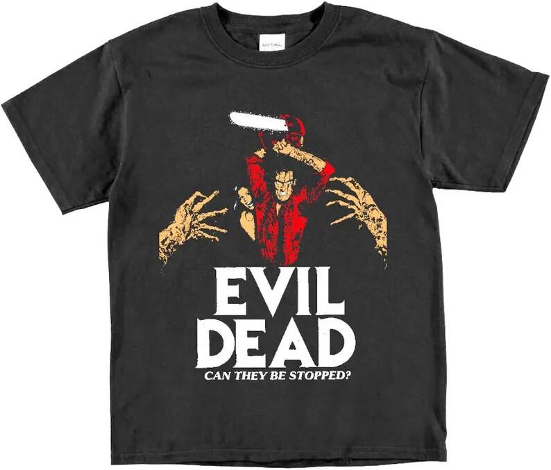 Evil Dead T Shirt 1981 Vintage Horror Movie Halloween Slasher Goth Punk Graphic S