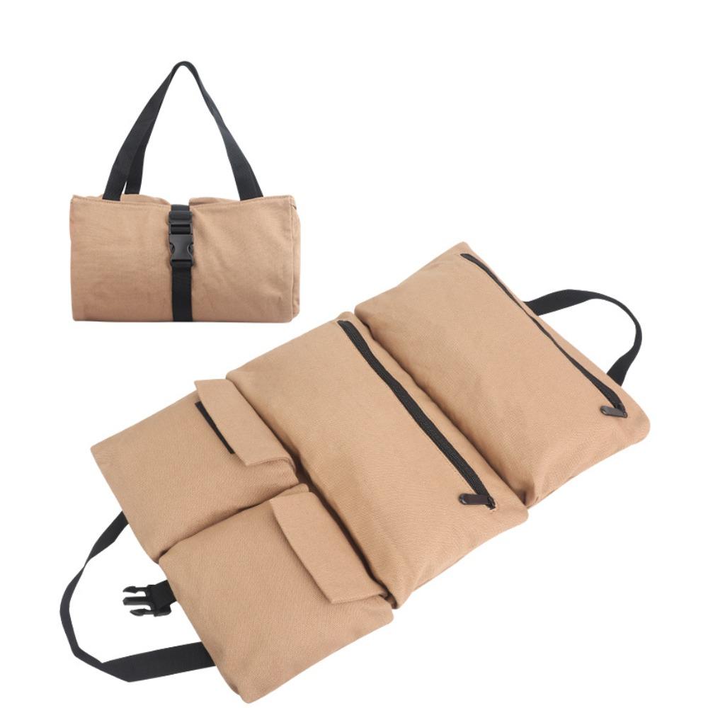 Multi functional hardware toolkit, canvas, wear-resistant, portable, repair electrician bag, car mounted, repair, tool storage bag