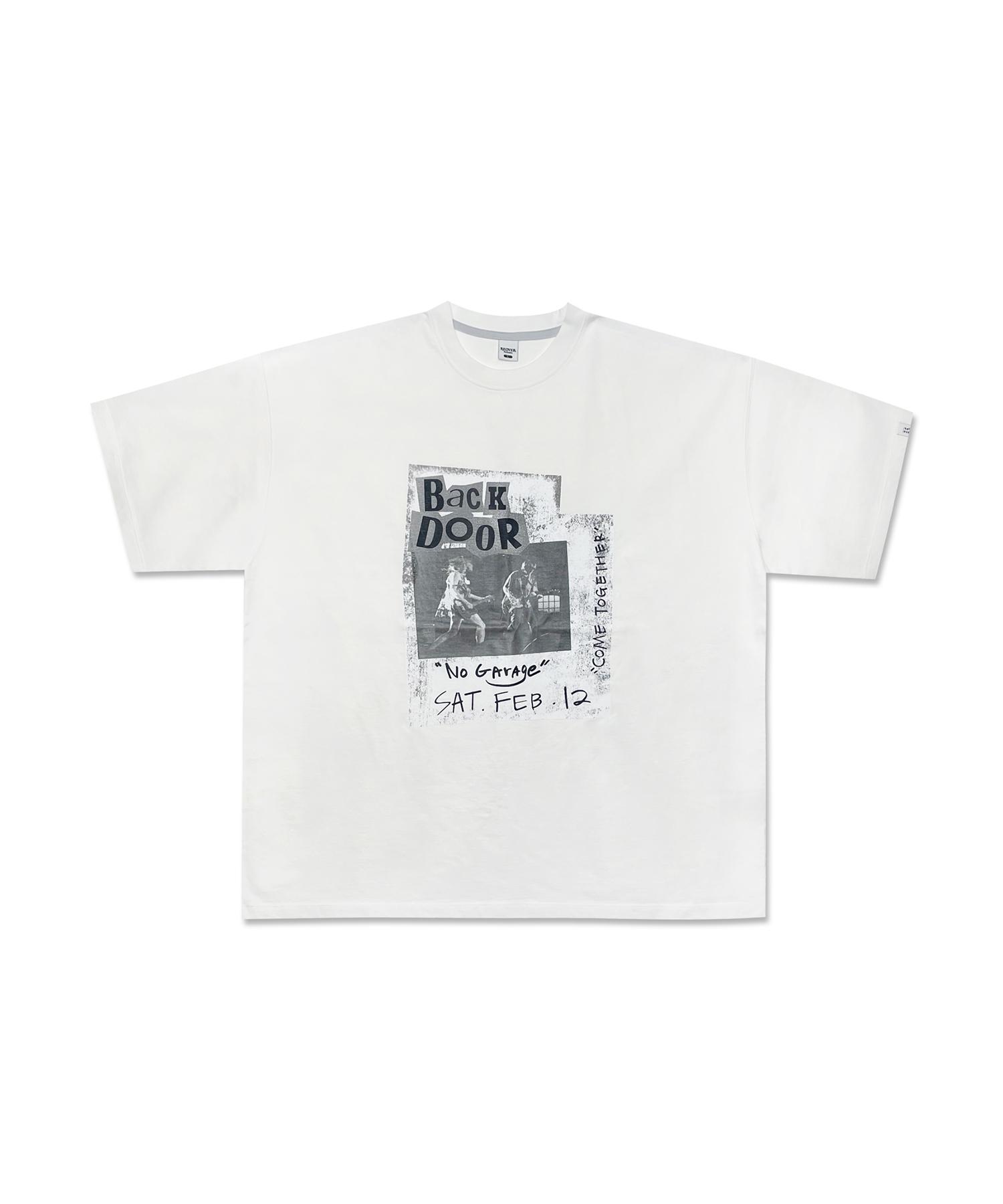 Riover Back Door Band T-Shirt - White L