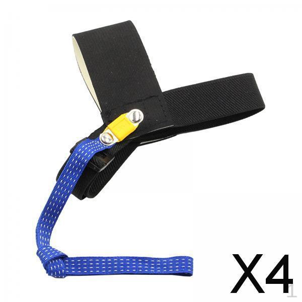 4xAnti Static Ankle Heel Strap 48cm ESD for Electronic Devices Factory Workers