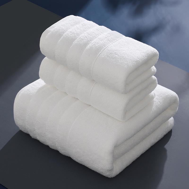 

Thick Cotton Bath Towel Bathroom Adult Washcloth of Three Pice Soft Highly Absorbent Washing Hair Shower Towel Non Fading 70x140cm