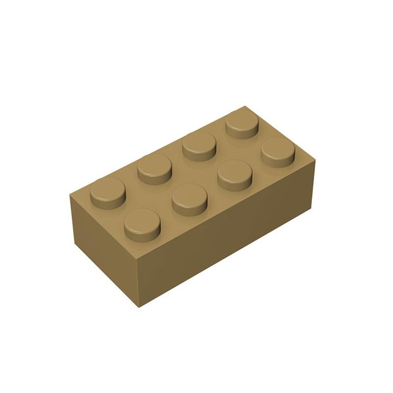 

3001 Brick 2 x 4 Bricks Collections Bulk Modular GBC Toys For Technical MOC Set 1Pcs Gifts Compatible Sale Buildings Blocks темно-коричневий колір