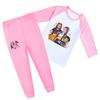 Children's Summer Sports T-shirt And Pants Two-piece Sportswear Set Half-sleeve Printed Suit