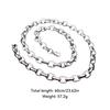Portable Simple Design Modern Style Dancing Hiphop Stainless Steel Necklace Boys Party Banquet Neck Chain Jewelry